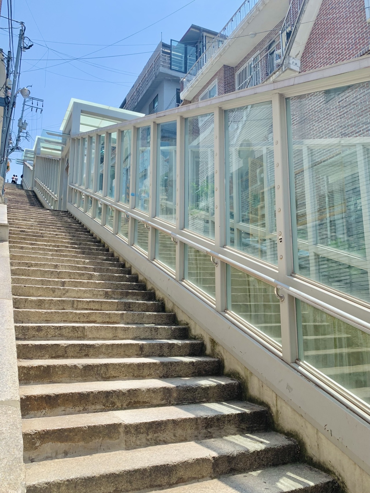 후암동 108계단 돌계단 전체 모습