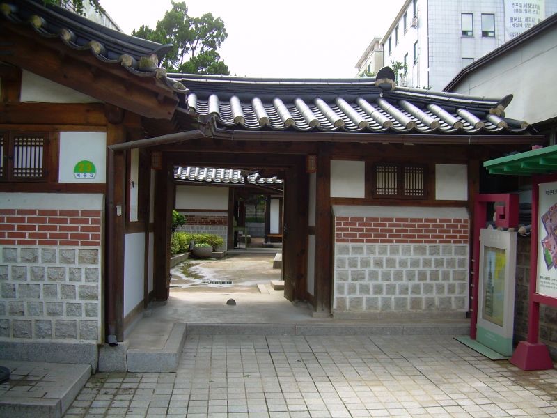 한옥 마당 찻집 전체 모습