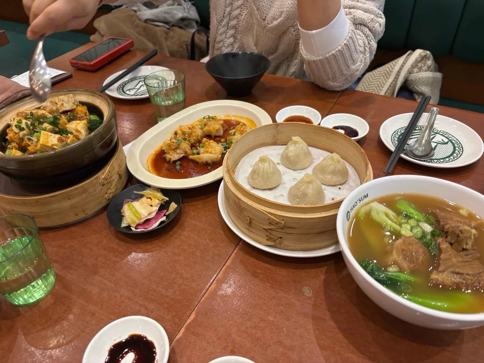 호우섬 상차림 전체