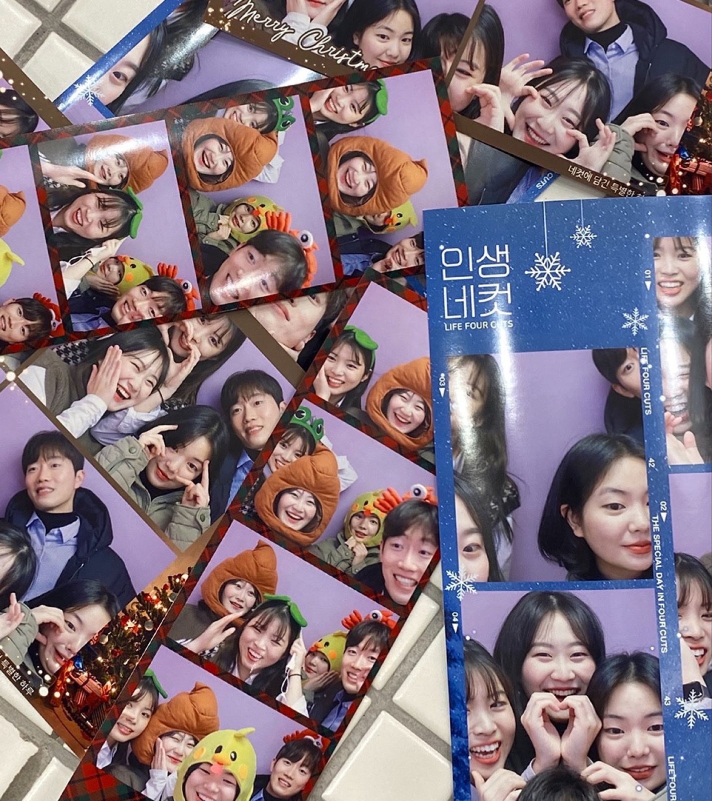인생네컷 즉석 사진 네 컷 스트립